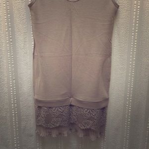 Intimissimi long tank with lace